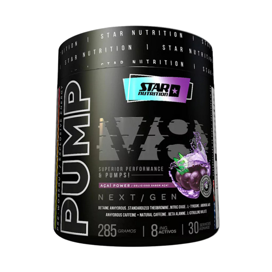 Pre entreno - Pump v8 285g STAR NUTRITION