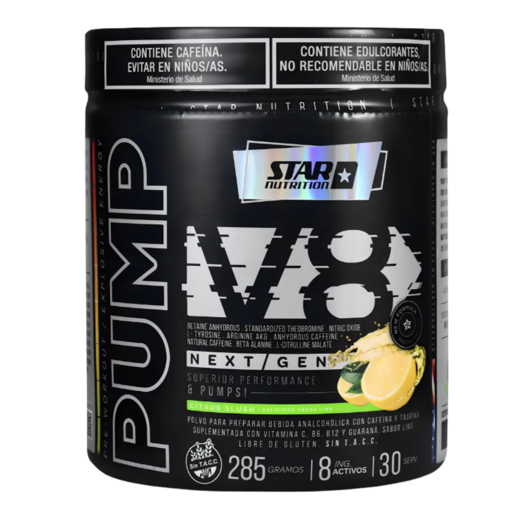 Pre entreno - Pump v8 285g STAR NUTRITION