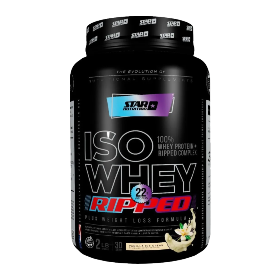 Iso Whey Ripped 2lbs Star Nutrition Proteina